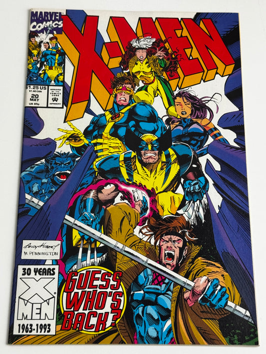 1993 - X-Men, Vol. 1 #20 Var. A - Digging In The Dirt - NM- - ENG 1