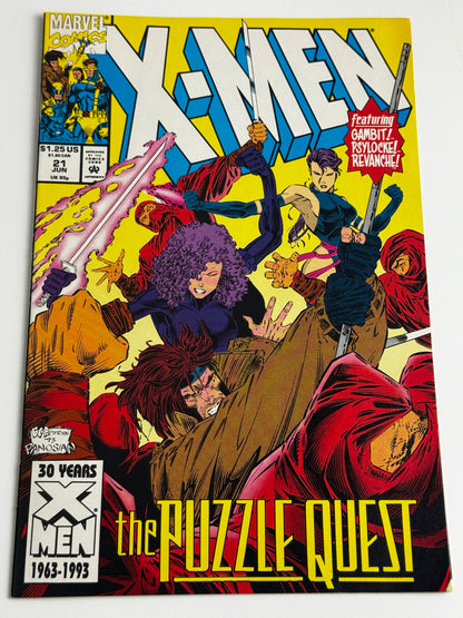 1993 - X-Men, Vol. 1 #21 Var. A - The Puzzle Box - NM- - ENG 1