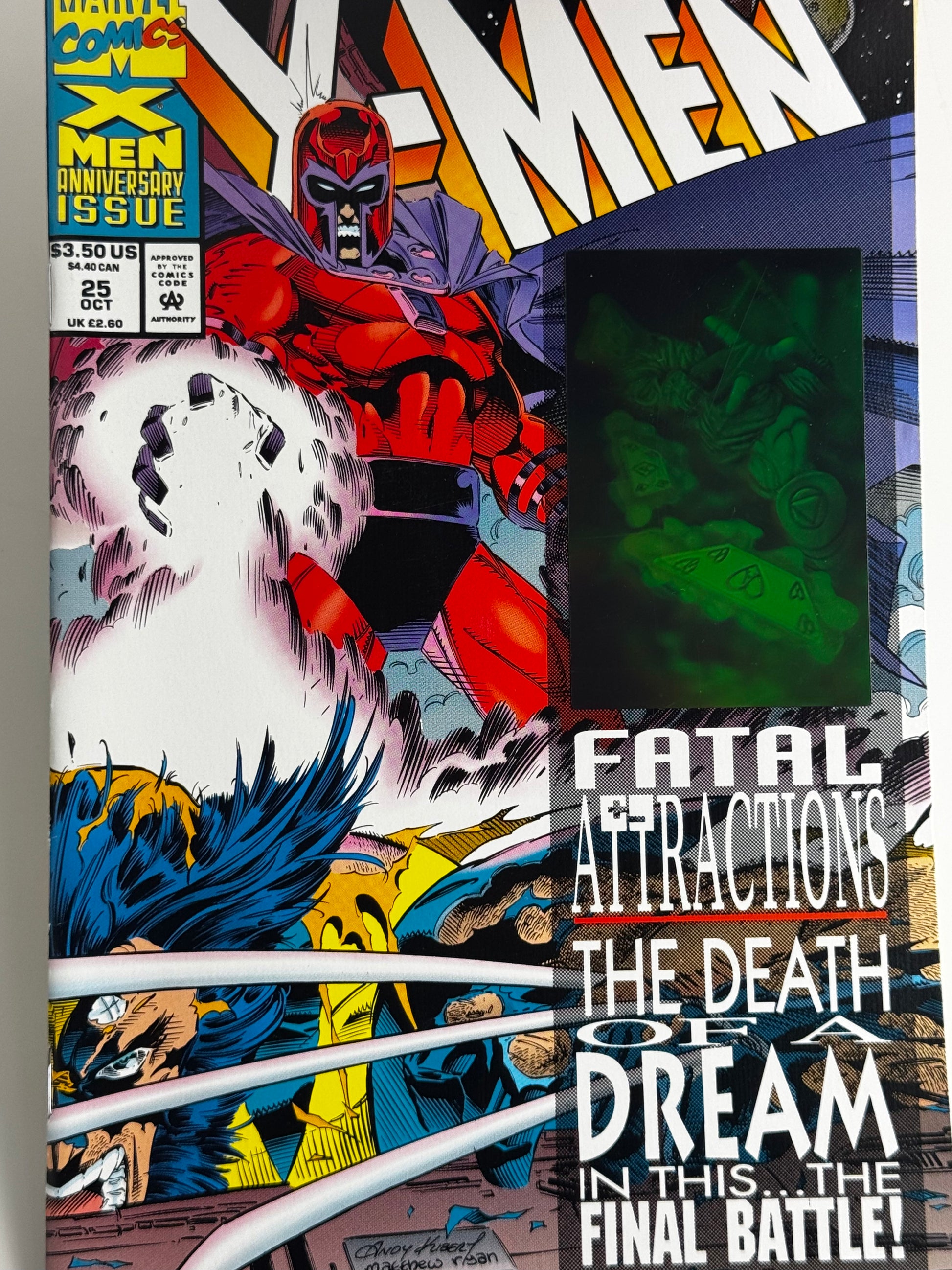 1993 - X-Men, Vol. 1 #25 Var. A - Part 4: Dreams Fade - NM- - ENG 3