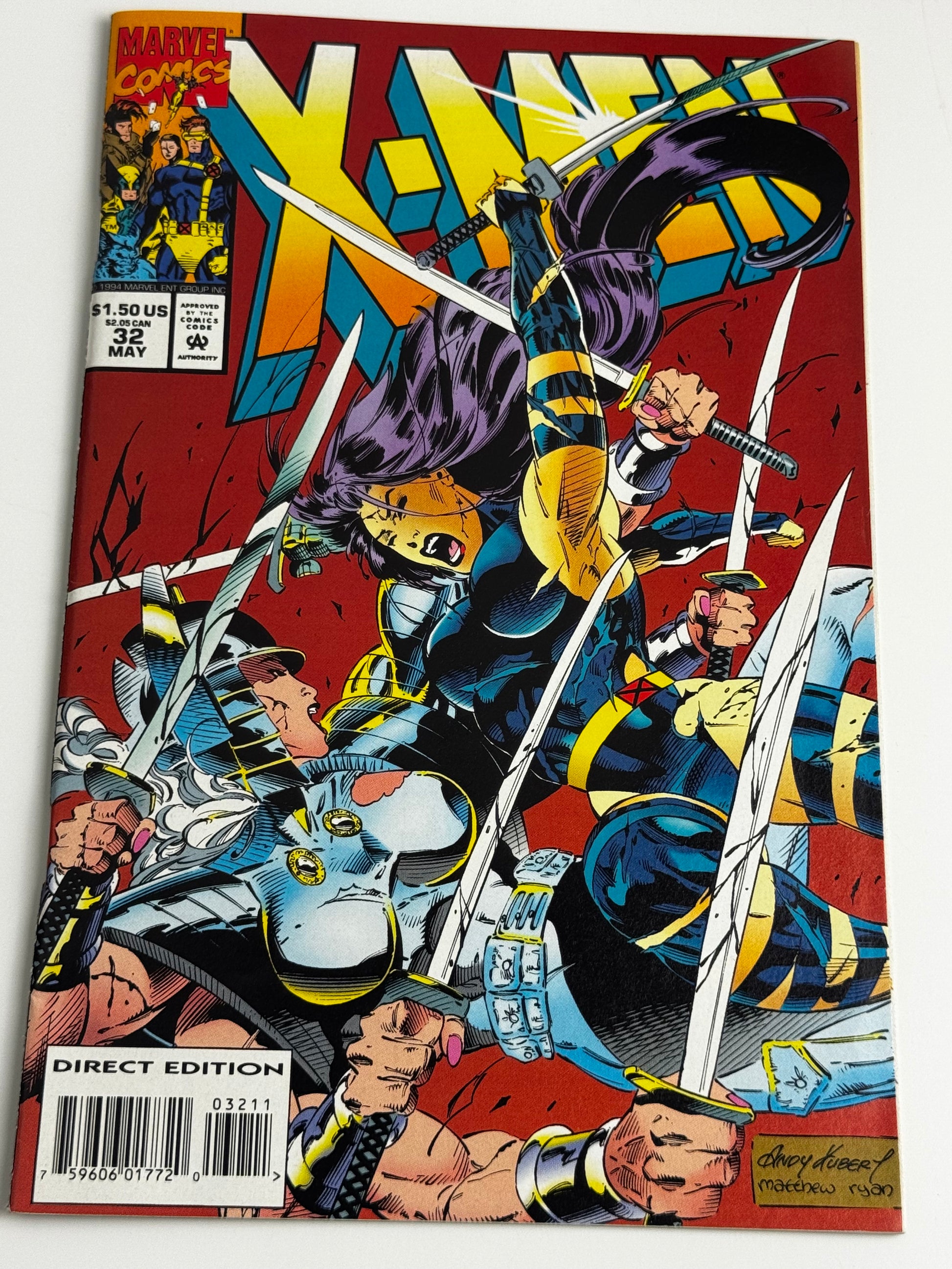 1994 - X-Men, Vol. 1 #32 Var. A - Part 2: The Leopards and the Cats - NM- - ENG 1