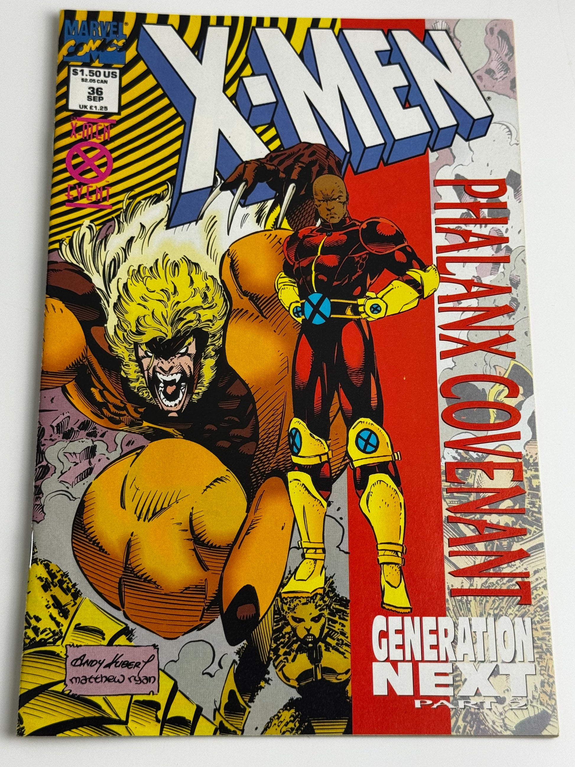 1994 - X-Men, Vol. 1 #36 Var. A - Part 2: Drop The Leash - NM- - ENG 1