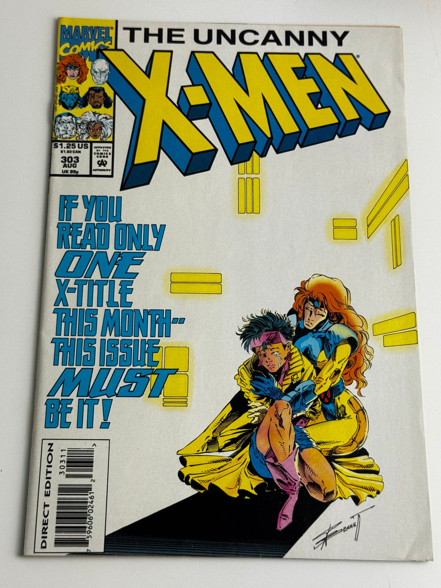 1993 - Uncanny X-Men, Vol. 1 #303 Var. A - Going Through The Motions - NM- - ENG 1