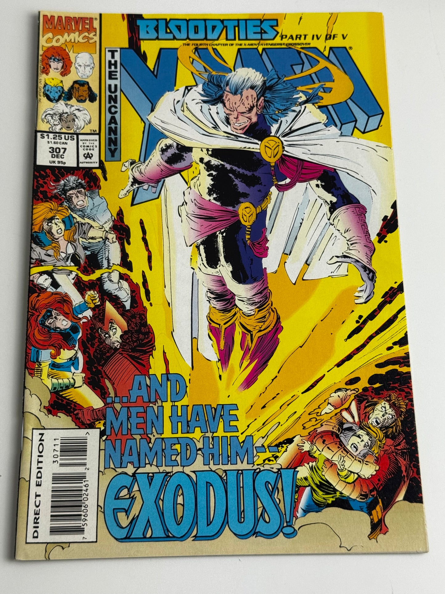 1993 - Uncanny X-Men, Vol. 1 #307 Var. A - Part 4: Night and Fog - NM- - ENG 1