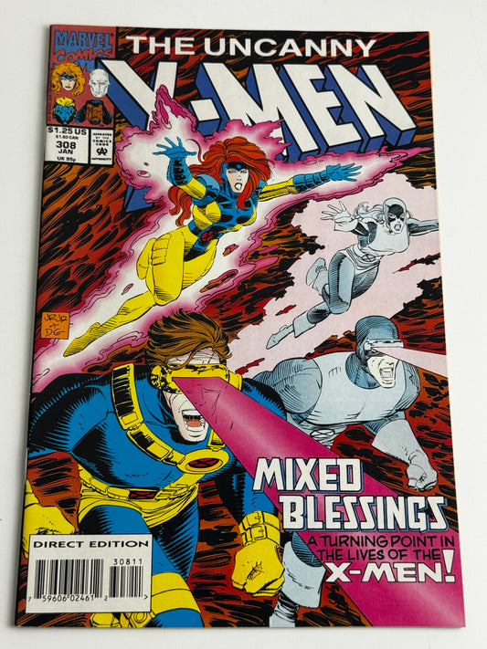 1993 - Uncanny X-Men, Vol. 1 #308 Var. A - Mixed Blessings - NM- - ENG 1