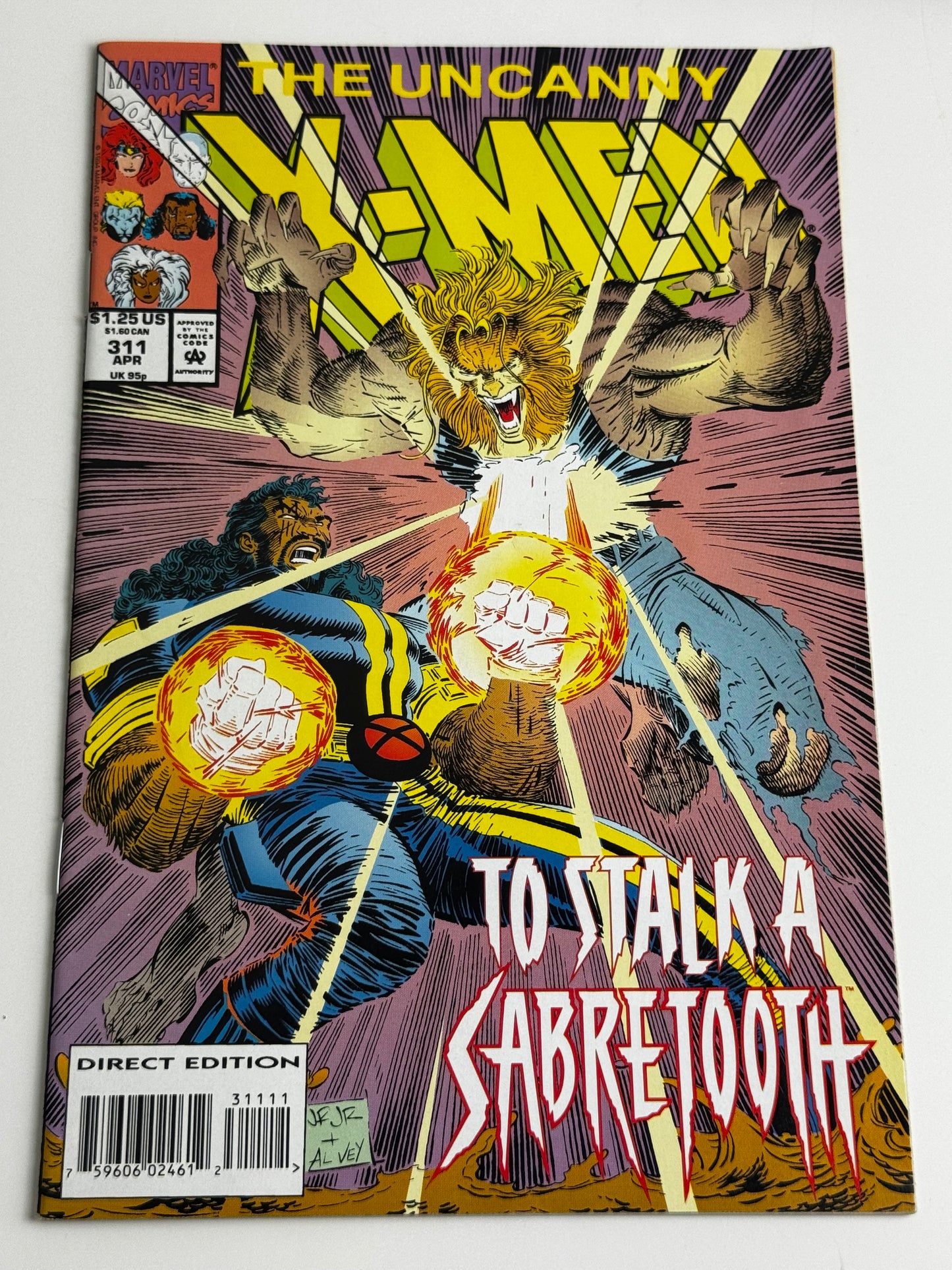 1994 - Uncanny X-Men, Vol. 1 #311 Var. A - Putting The Cat Out - NM- - ENG 1