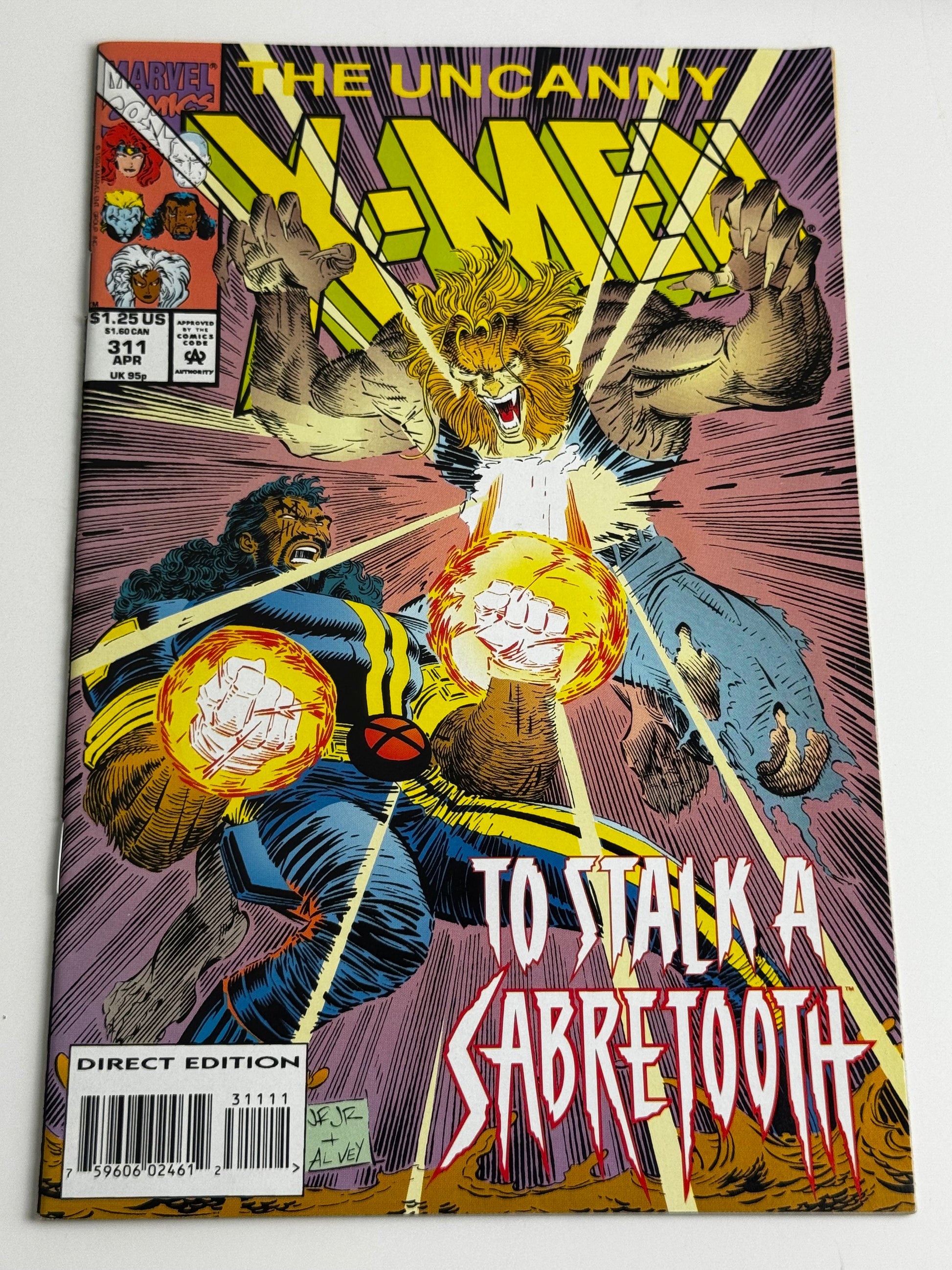 1994 - Uncanny X-Men, Vol. 1 #311 Var. A - Putting The Cat Out - NM- - ENG 1