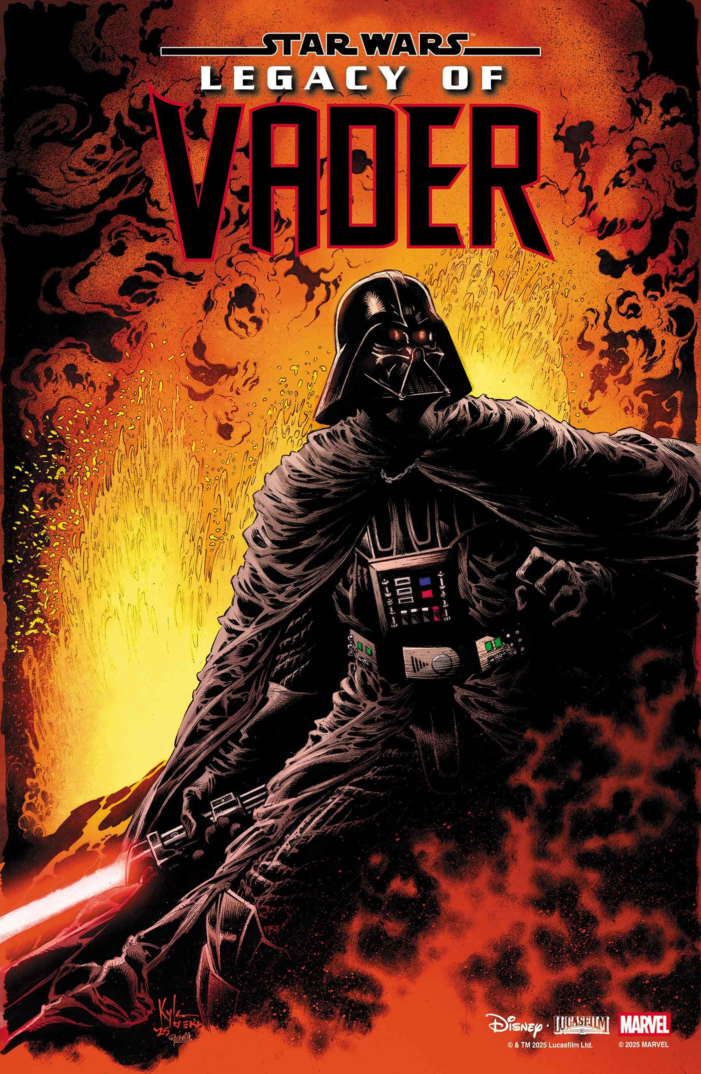 2025 - Star Wars: Legacy Of Vader #12 Cvr C Inc 1-25 Kyle Hotz Var - M - ENG 1