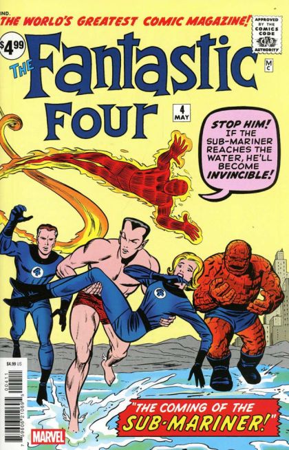 2025 - Fantastic Four, Vol. 1 #4 Var. C - The Coming of Sub-Mariner! / On the Trail of the Torch - M - ENG - PRE-ORDER 1