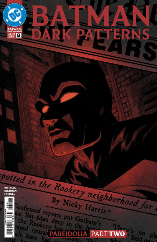 2025 - Batman: Patrones Oscuros #8 Var. A - M - ENG