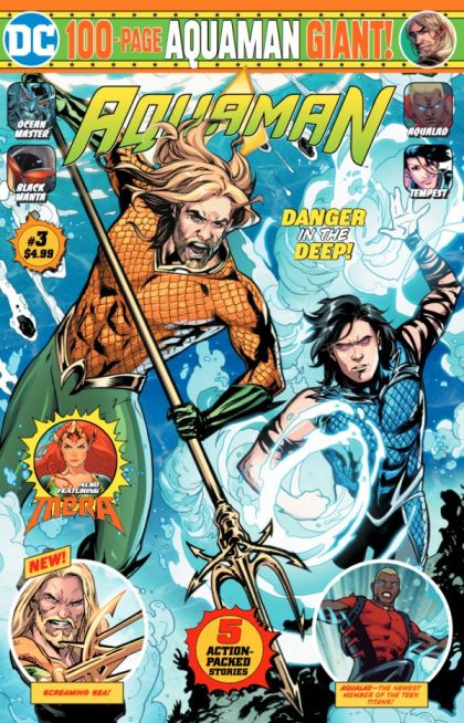 2020 - Aquaman Giant #3 Var. B - The Tempest / Screaming Sea / Throne Of Atlantis, Part 2 / The Enemy Of My Enemy / Blood Of The Manta, Part 1 - M - ENG - PRE-ORDER 1