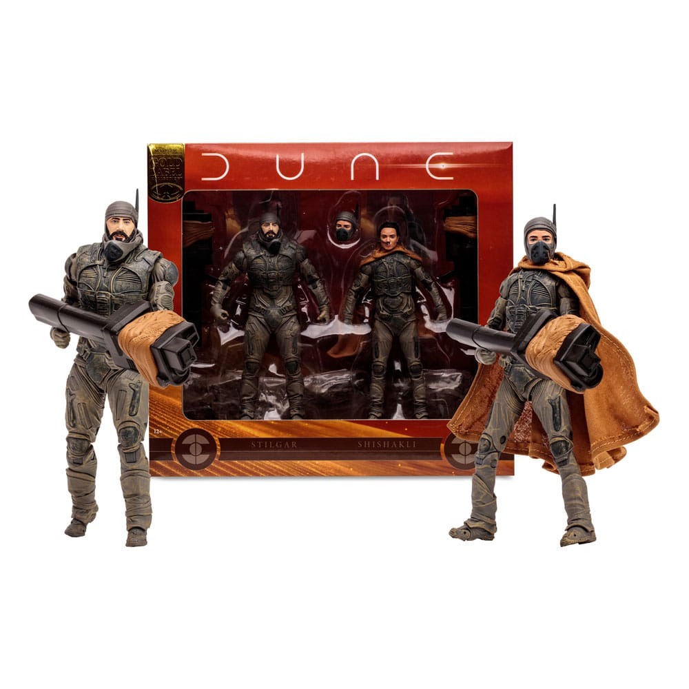 Dune: Part Two Action Figure 2-Pack Stilgar & Shishakli (Gold Label) 18 cm - M 6