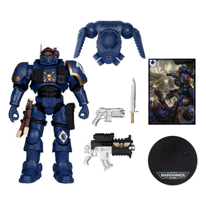 Warhammer 40,000 Action Figure Lieutenant in Phobos Armor (Ultramarines) 18 cm - M 5