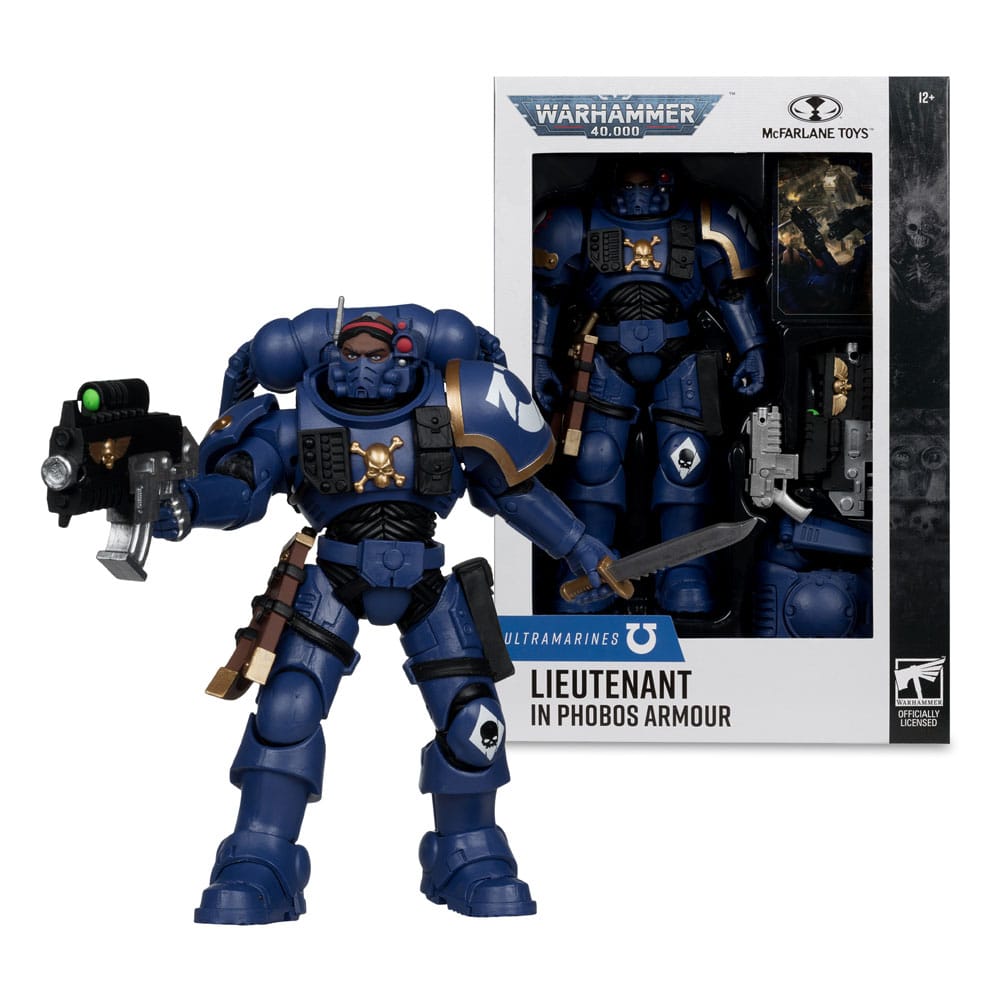 Warhammer 40,000 Action Figure Lieutenant in Phobos Armor (Ultramarines) 18 cm - M 6