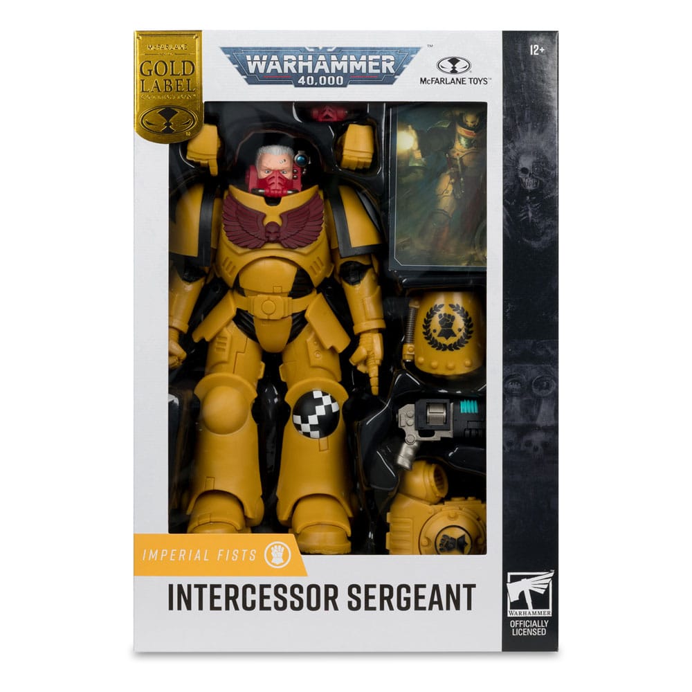 Warhammer 40,000 Action Figure Intercessor Sergeant (Imperial Fist) (Gold Label) 18 Cm - M 4