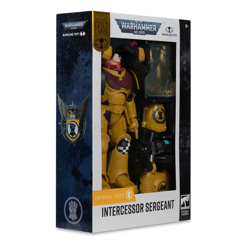 Warhammer 40,000 Action Figure Intercessor Sergeant (Imperial Fist) (Gold Label) 18 Cm - M 5