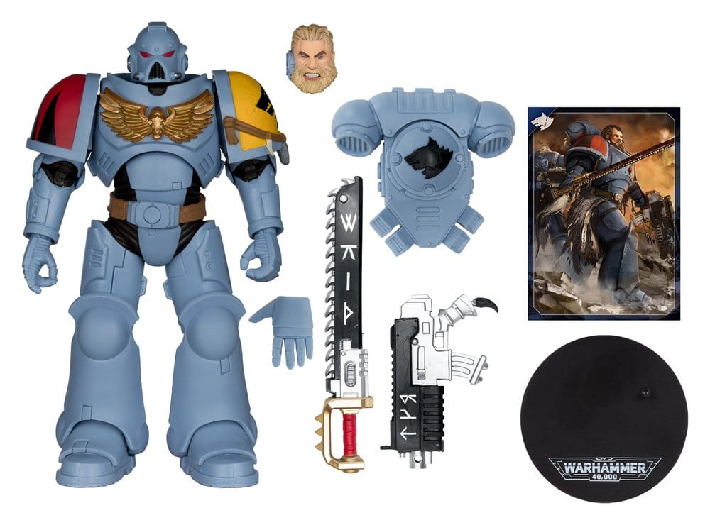 Warhammer 40,000 Action Figure Grey Hunter (Space Wolves) 18 cm - M 4