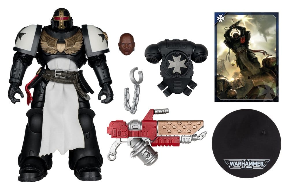 Warhammer 40,000 Action Figure Primaris Crusader (Black Templars) 18 cm - M 5
