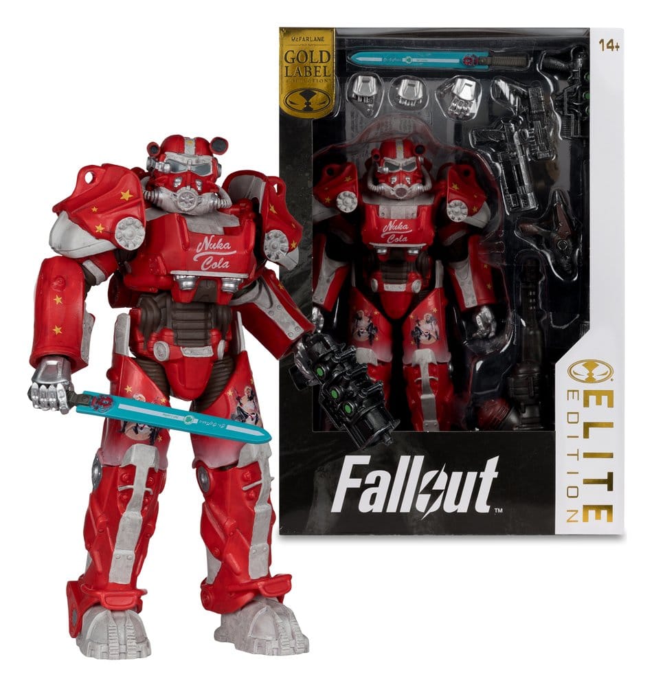 Fallout Mcfarlane Elite Edition Action Figure Fallout 76 Nuka Cola T-60 (Gold Label) 19 cm - M 4