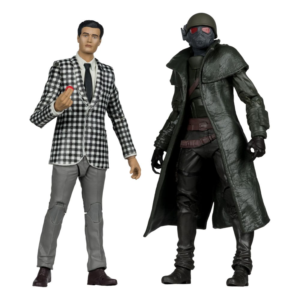 Fallout: New Vegas Statue 2-Pack Riot Ranger Armor & Benny Survivor 18 Cm - M 1