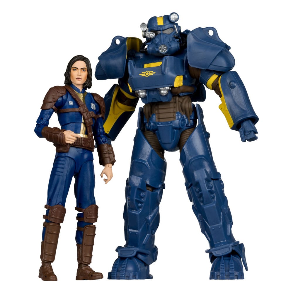 Fallout 4 Statue 2-Pack T-60 Vault Tec & Sole Survivor 18 cm - M 1