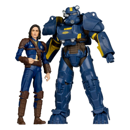 Fallout 4 Statue 2-Pack T-60 Vault Tec & Sole Survivor 18 cm - M 1