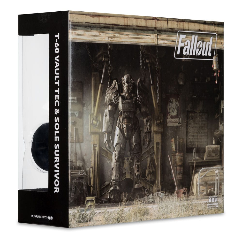 Fallout 4 Statue 2-Pack T-60 Vault Tec & Sole Survivor 18 cm - M 6