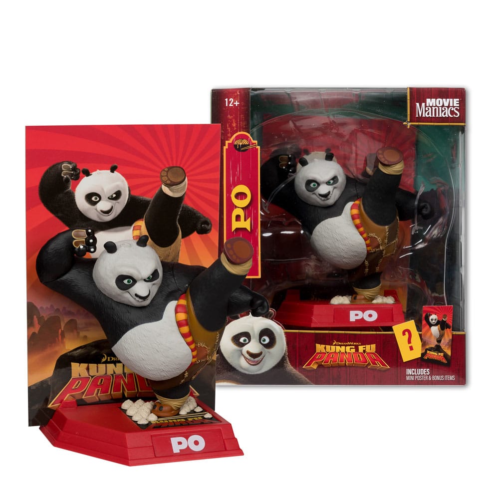 Kung Fu Panda Movie Maniacs PVC Statue Po 17 cm - M 2