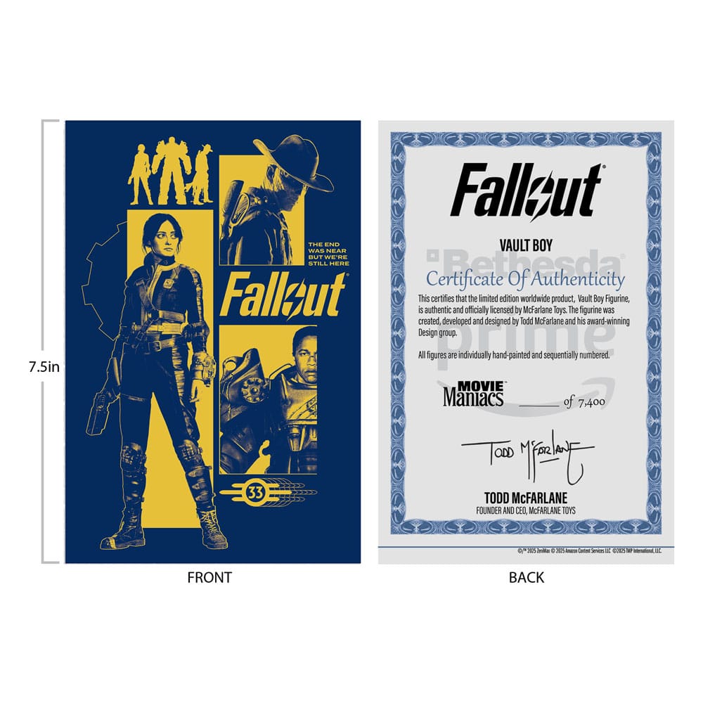 Fallout Movie Maniacs Action Figure Vault Boy Version 3 14 cm - M 4