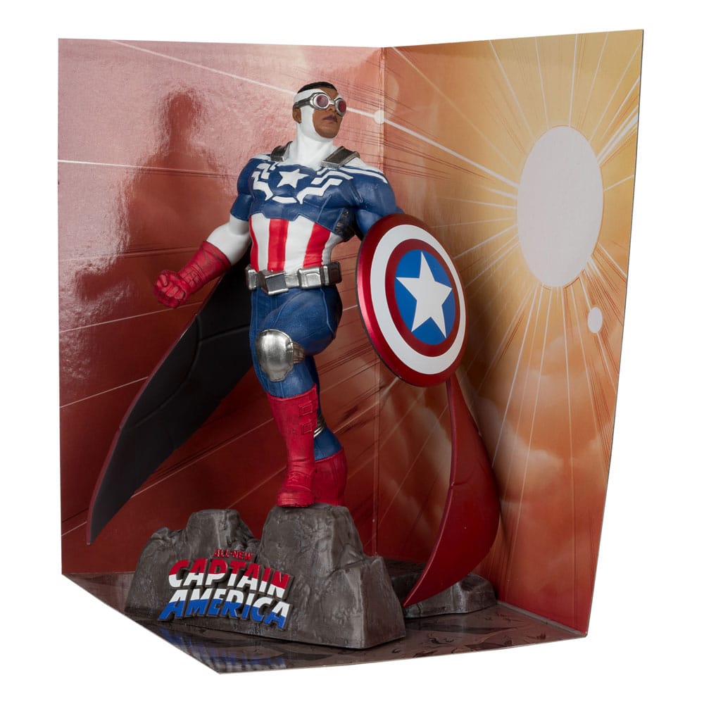 Marvel Collection Pvc Statue 1/10 Captain America (All-New Captain America #1) 17 Cm - M 1