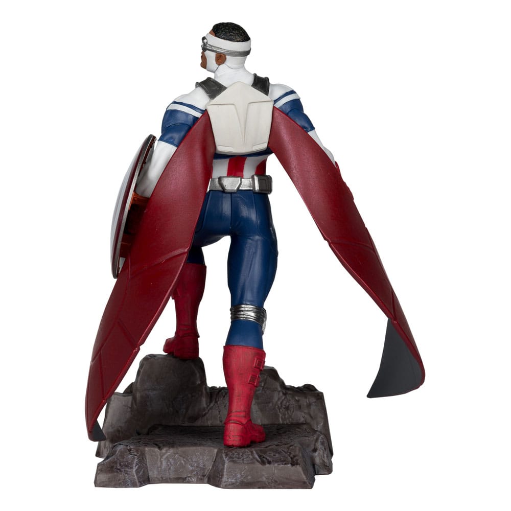 Marvel Collection Pvc Statue 1/10 Captain America (All-New Captain America #1) 17 Cm - M 4