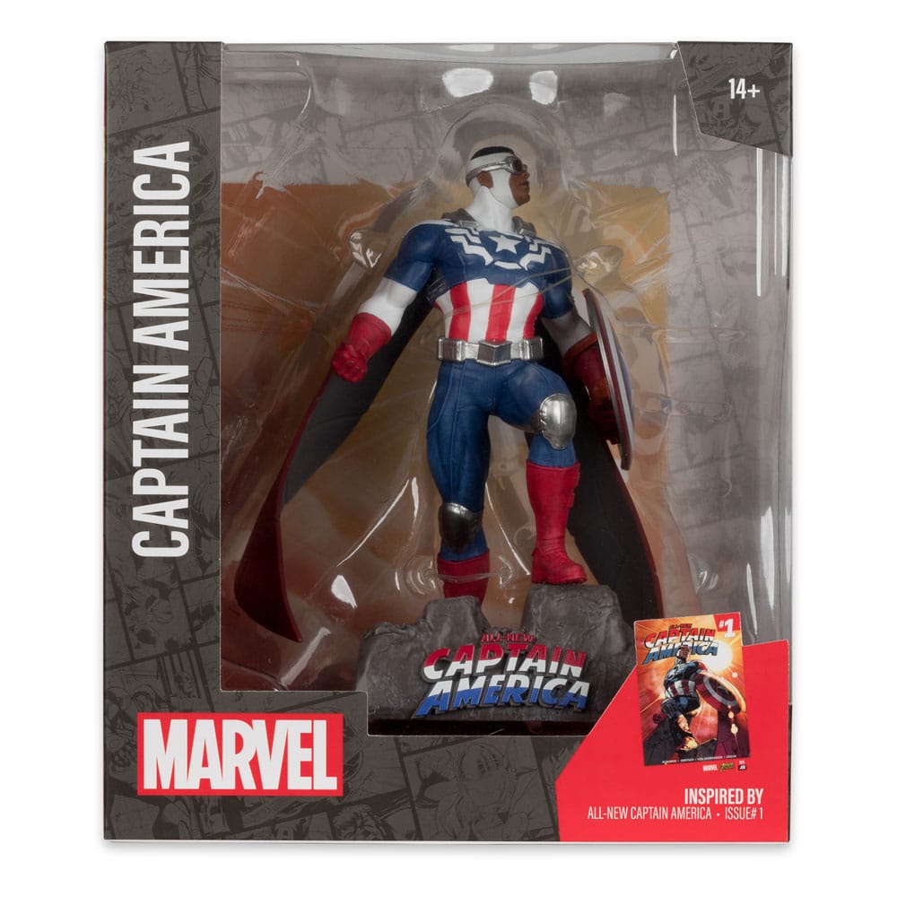 Marvel Collection Pvc Statue 1/10 Captain America (All-New Captain America #1) 17 Cm - M 5