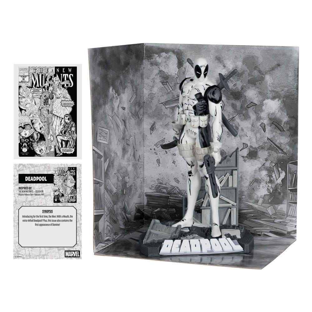 Marvel Collection PVC Statue 1/10 Deadpool (The New Mutants #98) (Line Art) (Gold Label) 17 cm - M 4