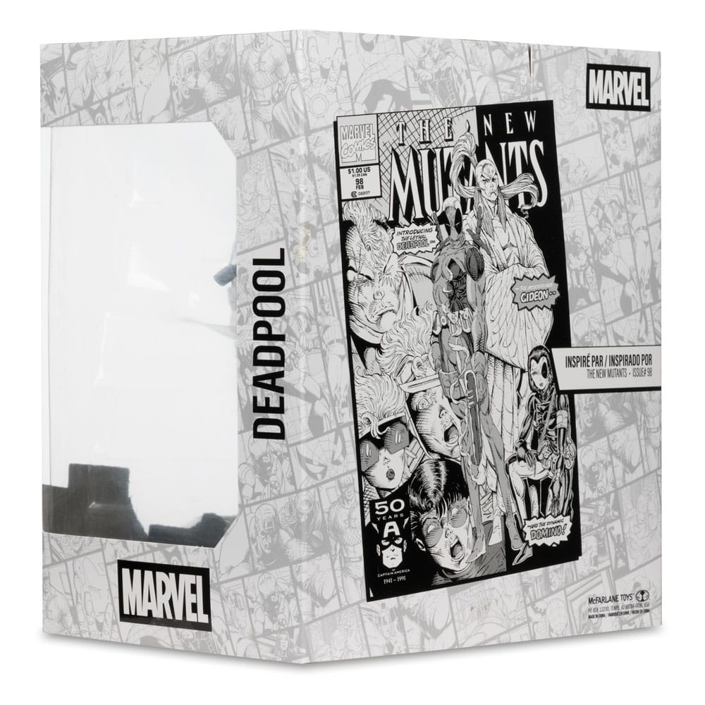 Marvel Collection PVC Statue 1/10 Deadpool (The New Mutants #98) (Line Art) (Gold Label) 17 cm - M 6