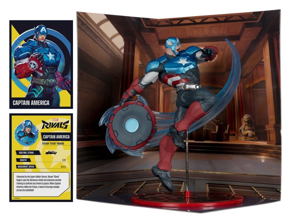 Marvel Rivals Collection 1/10 Action Figure Captain America 20 cm - M 5