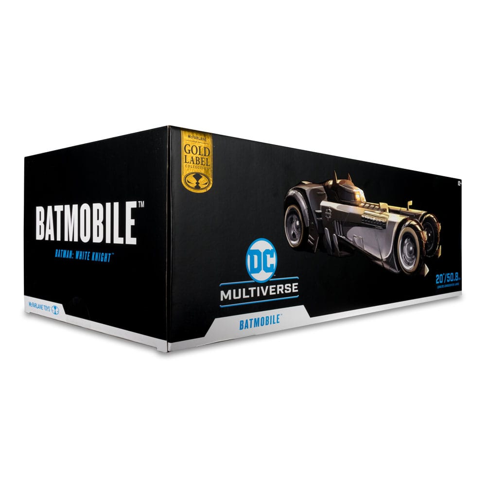 DC Multiverse Vehicle White Knight Batmobile (Gold Label) 18 Cm - M 4