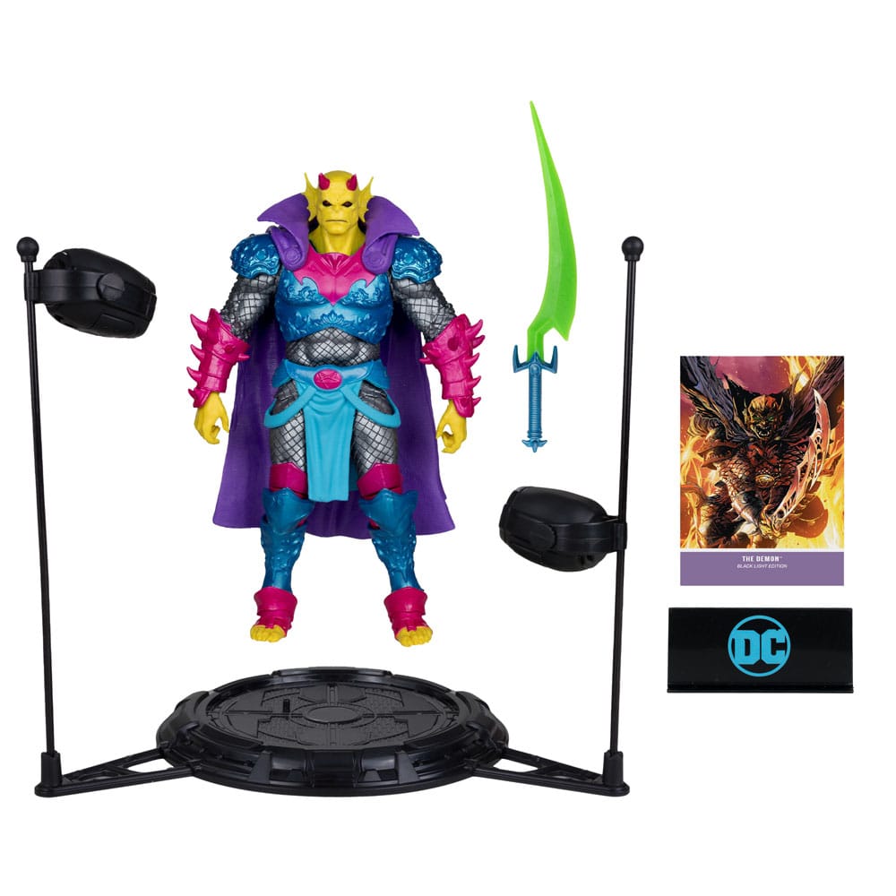 DC Multiverse Action Figure The Demon (Demon Knights) Black Light Edition (Gold Label) 18 cm - M 4