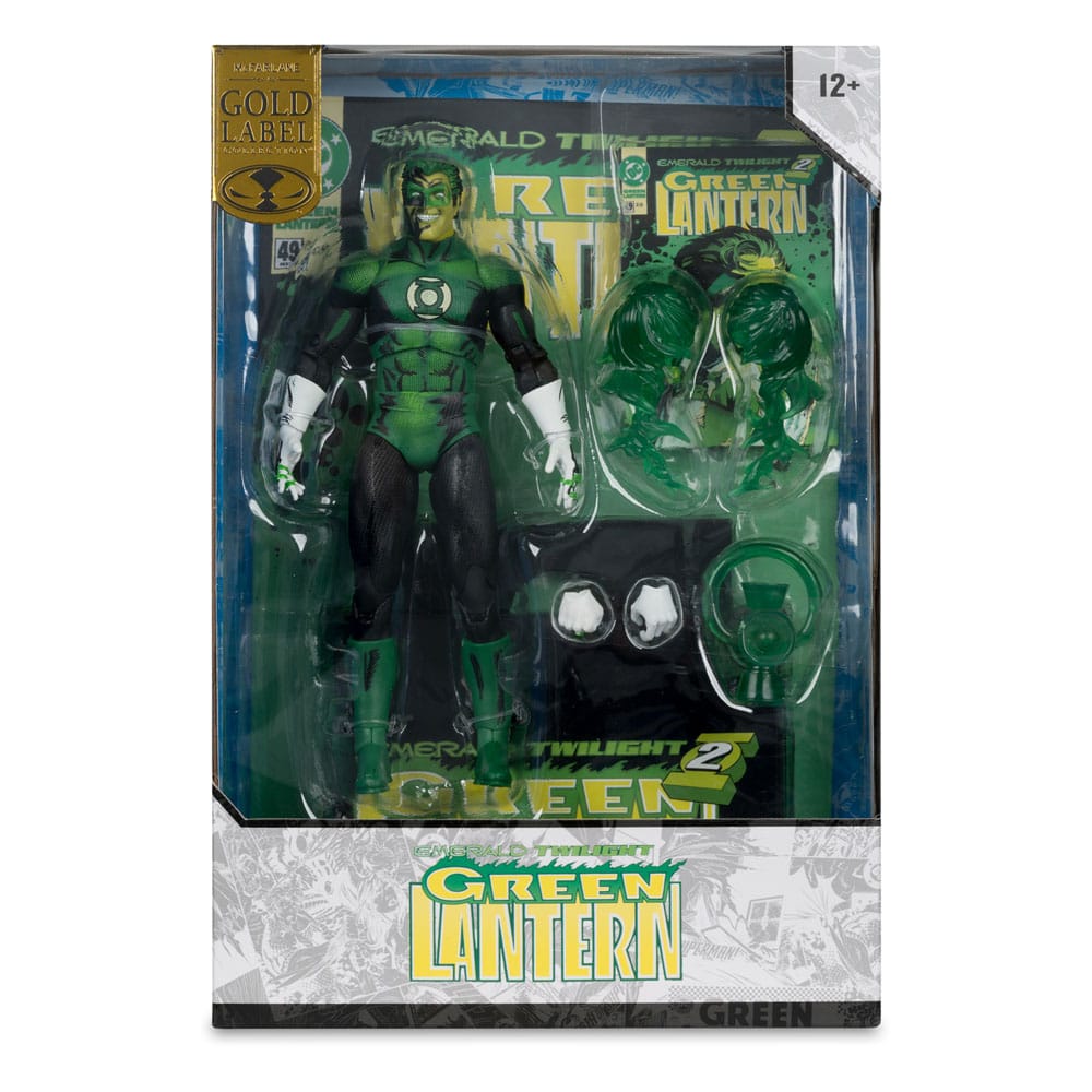 DC Multiverse McFarlane Cover Recreations Action Figure Green Lantern (Emerald Twilight) (Gold Label) 18 cm - M 5