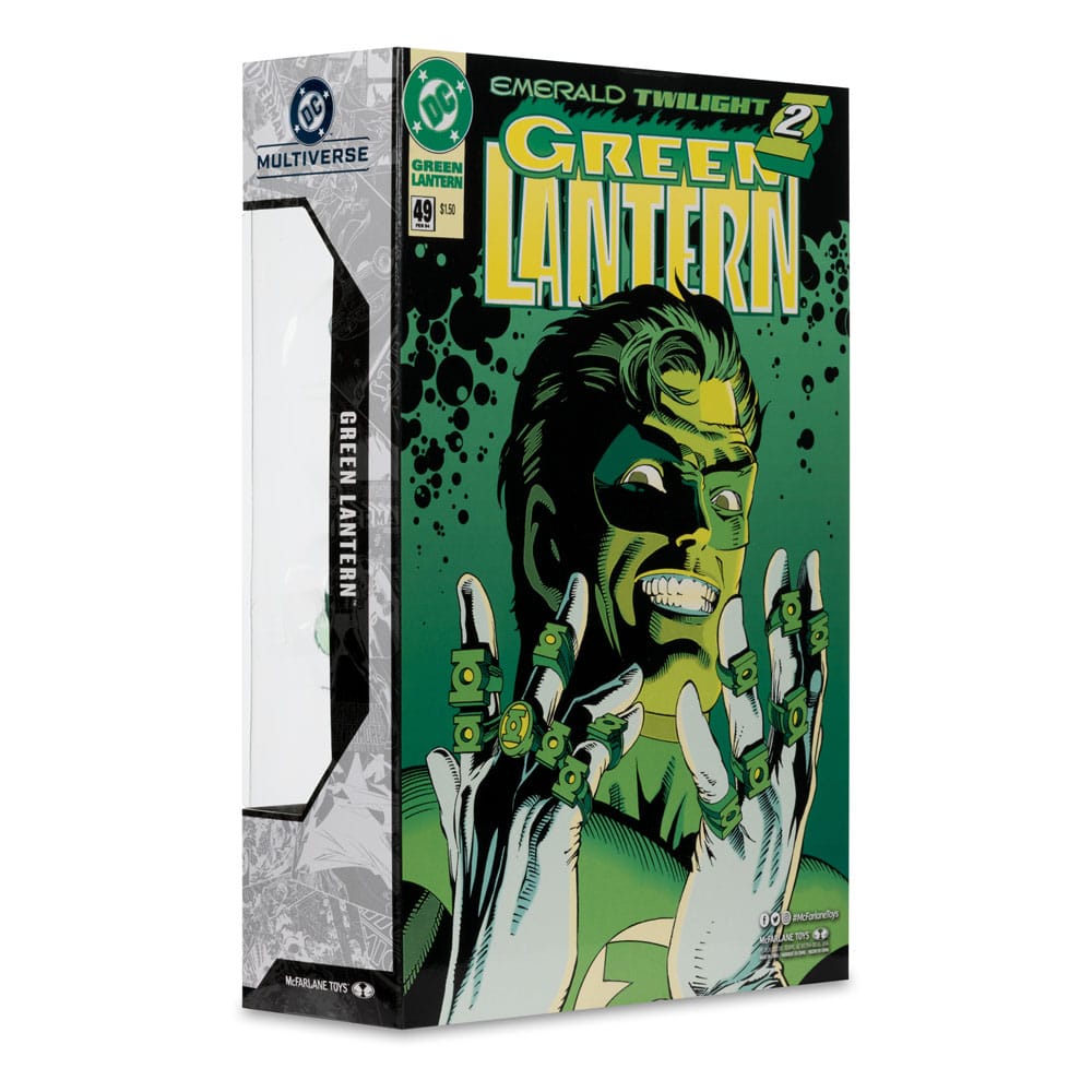 DC Multiverse McFarlane Cover Recreations Action Figure Green Lantern (Emerald Twilight) (Gold Label) 18 cm - M 6