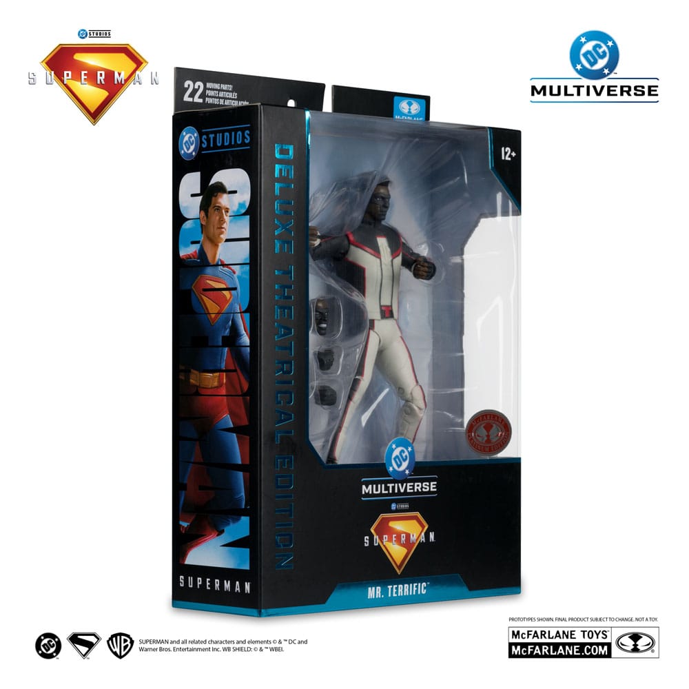 Superman (2025) DC Multiverse Deluxe Theatrical Edition Action Figure Mr. Terrific (Red Platinum Edition) 18 cm - M 5