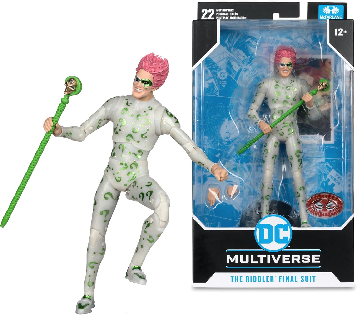 Batman Forever DC Multiverse Action Figure Riddler (Final Suit) (Chase) 18 Cm - M 5