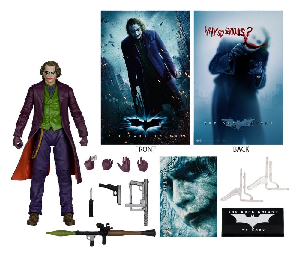 The Dark Knight DC Multiverse Deluxe Theatrical Edition Action Figure Joker 18 cm - M 4