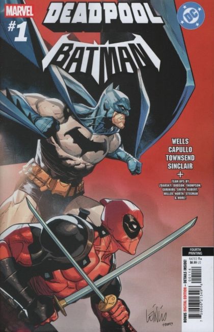 2026 - Marvel / DC: Deadpool / Batman #1 Var. AU - The Dead Of Knight / The Gun & The Sword / Catch / The Red And The Green / Rocket Raccoon Has A Green Lantern Ring Now / Showdown / Enter: Logo - M - ENG - PRE-ORDER 1