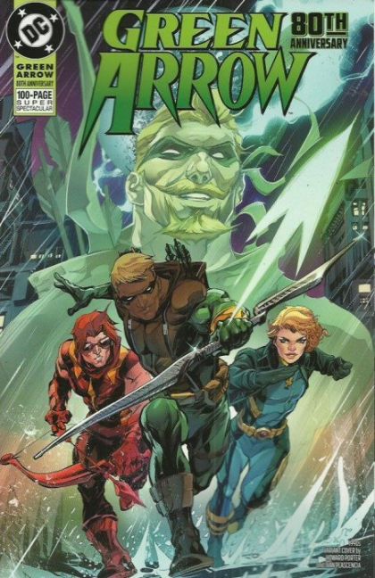 2021 - Green Arrow: 80th Anniversary 100-Page Super Spectacular #1 Var. G - The Disappearing Bandit / Punching Evil / Who Watches The Watchtower? / ...Just The Usual Sort Of Stuff / The Arrow And The Song / One / Green-Man And Autumn-Son / Star City Star / Happy Anniversary / The Sympathy Of The Woods / The Last Green Arrow Story - M - ENG - PRE-ORDER 1