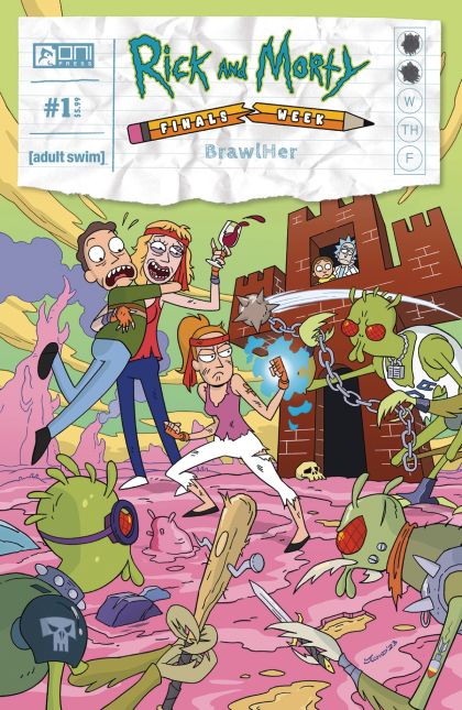 2024 - Oni Press - ON DEMAND - Rick and Morty Presents: Finals Week - Brawlher #1 Var. B - M - Eng 1