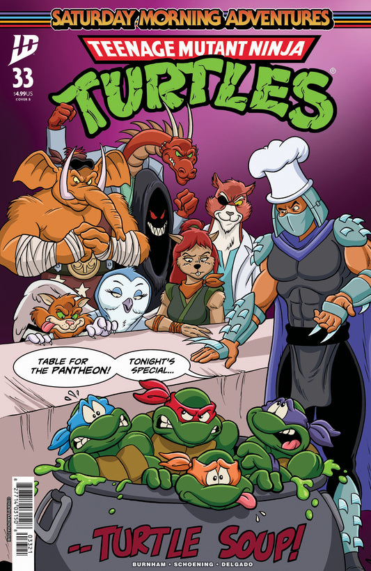 2025 - Teenage Mutant Ninja Turtles: Saturday Morning Adventures #33 Cvr B Aaron Hazouri Var - M - ENG 1
