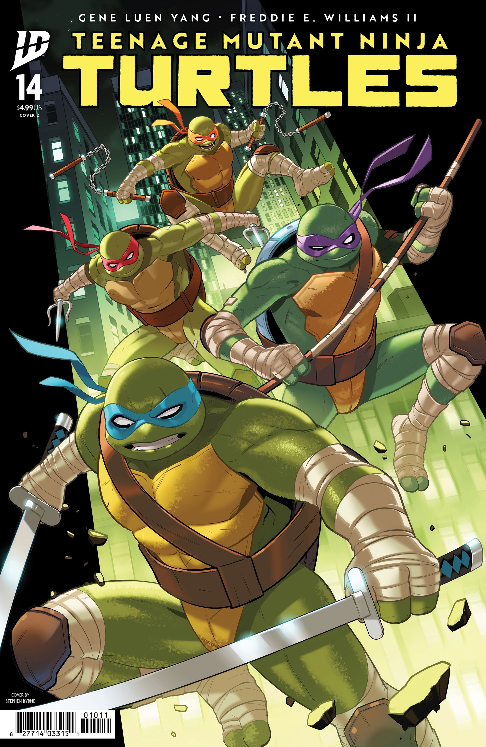2025 - Teenage Mutant Ninja Turtles #14 Cvr D Stephen Byrne Var - M - ENG 1