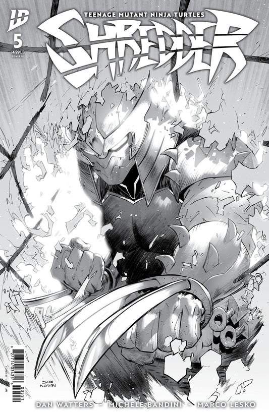 2025 - Teenage Mutant Ninja Turtles: Shredder #5 Cvr E Inc 1-25 Sid Kotian B&W Var - M - ENG 1