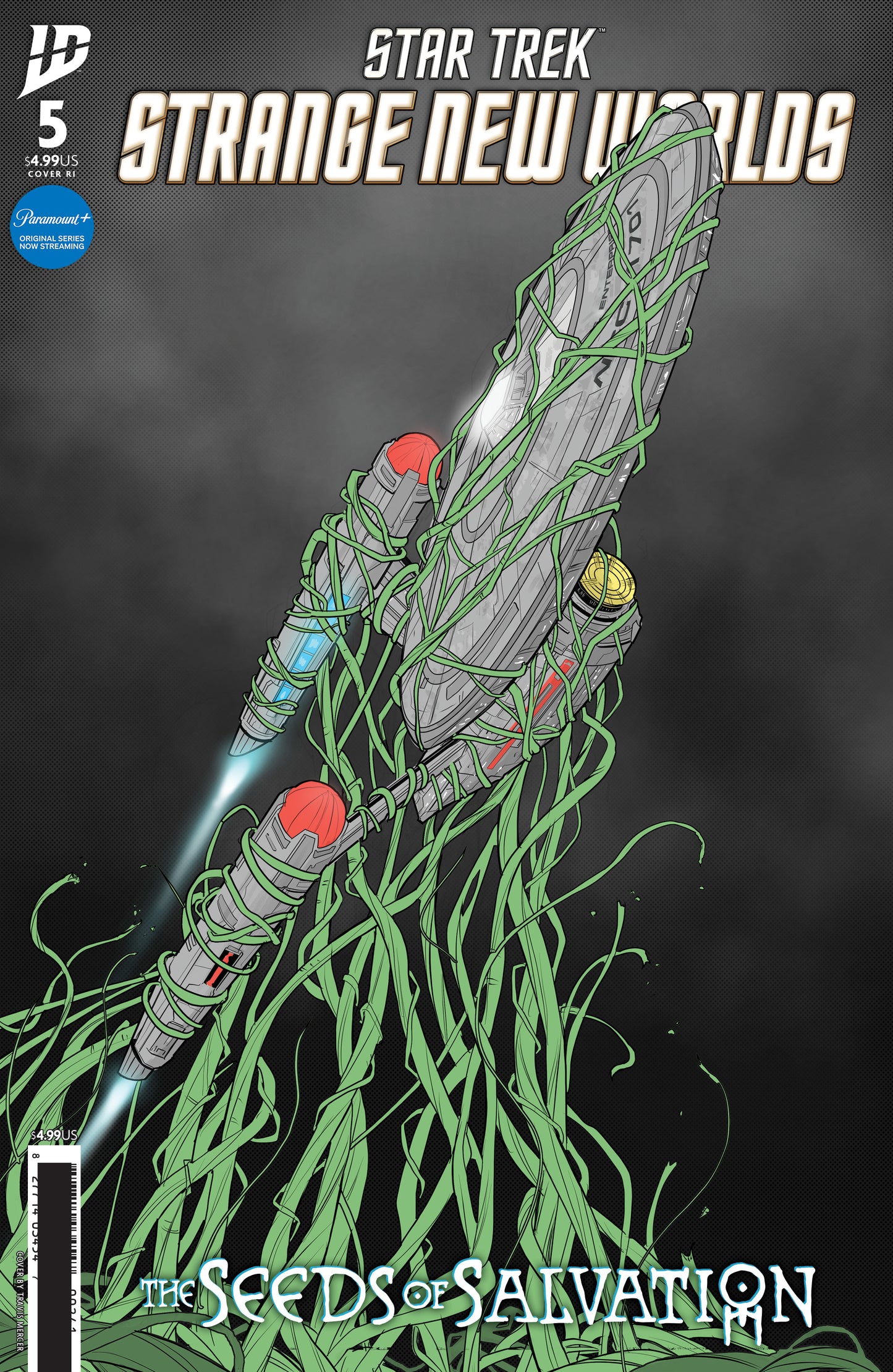 2025 - Star Trek: Strange New Worlds - The Seeds Of Salvation #5 Cvr D Inc 1-10 Travis Mercer B&W Var - M - ENG 1