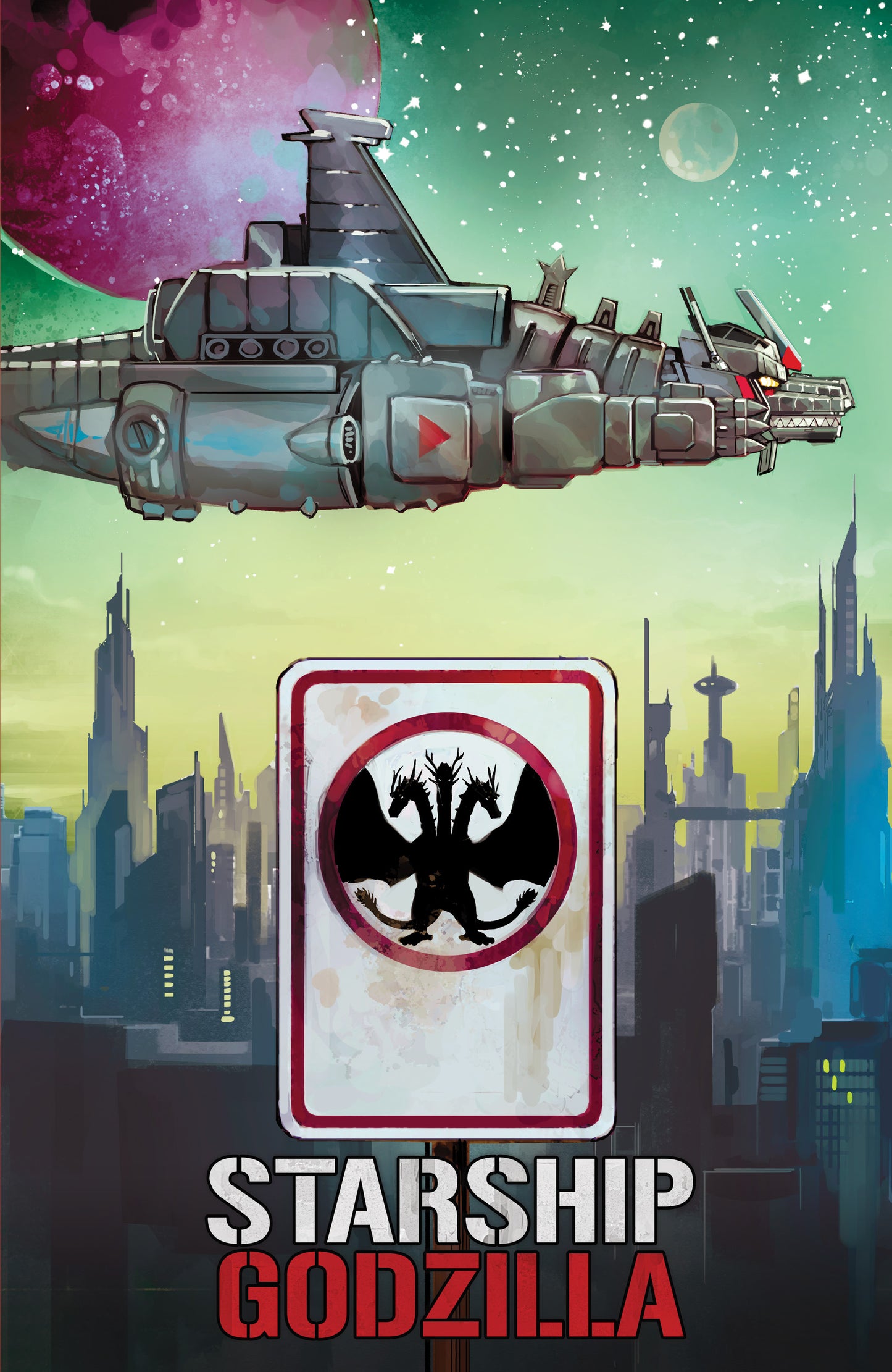 2025 - Starship Godzilla [Kai-Sei Era] #4 Cvr C Inc 1-15 Rod Reis Movie Homage Var - M - ENG 1