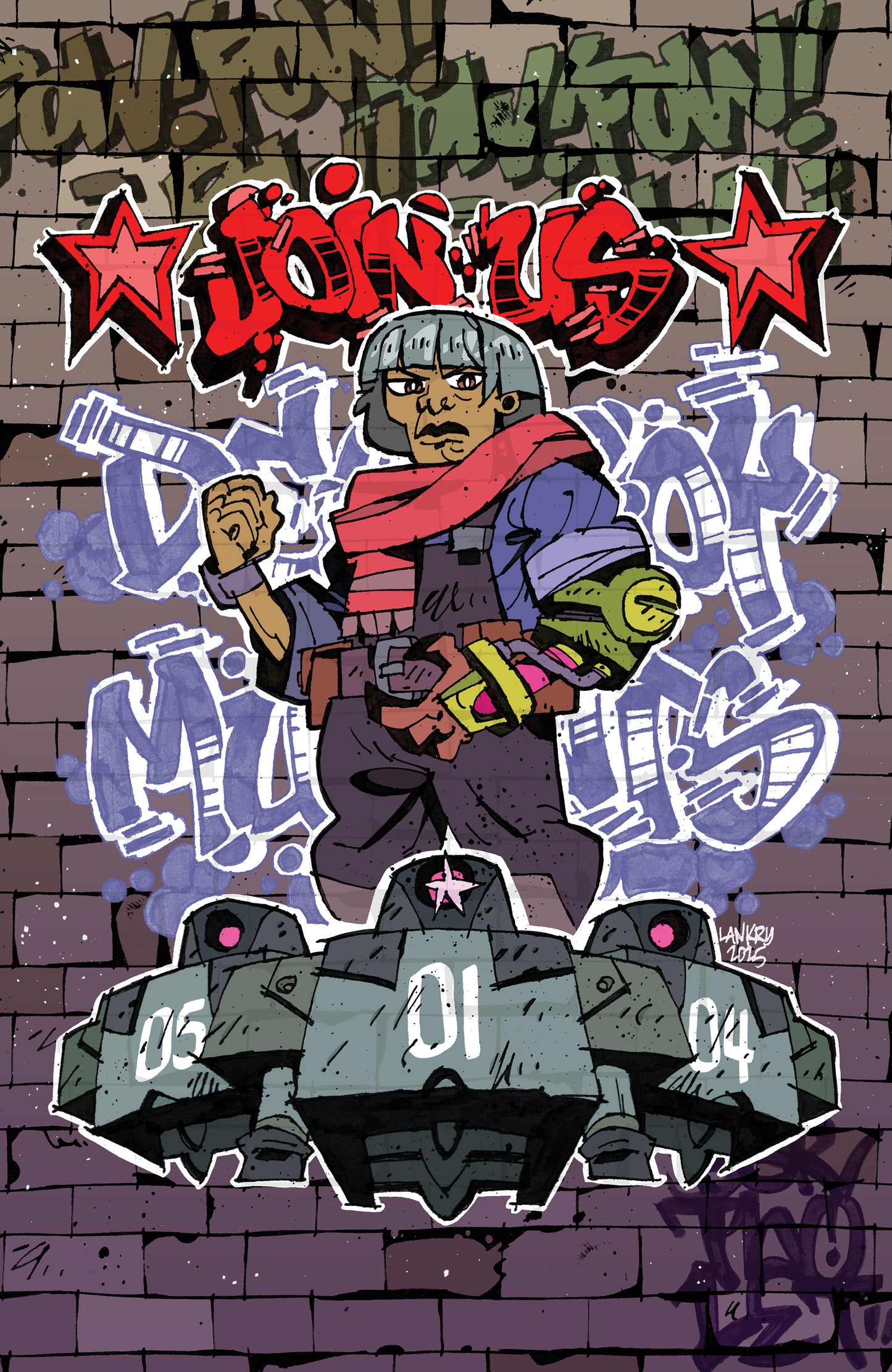 2025 - Tales Of The Teenage Mutant Ninja Turtles #3 Cvr C Inc 1-25 Jon Lankry Mural Var - M - ENG 1